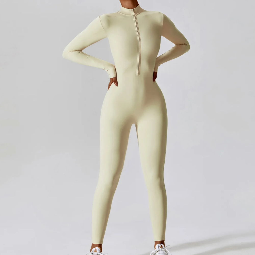 Nordic Flair Womens Long Sleeved Jumpsuit Breathable Stretchable For Yoga