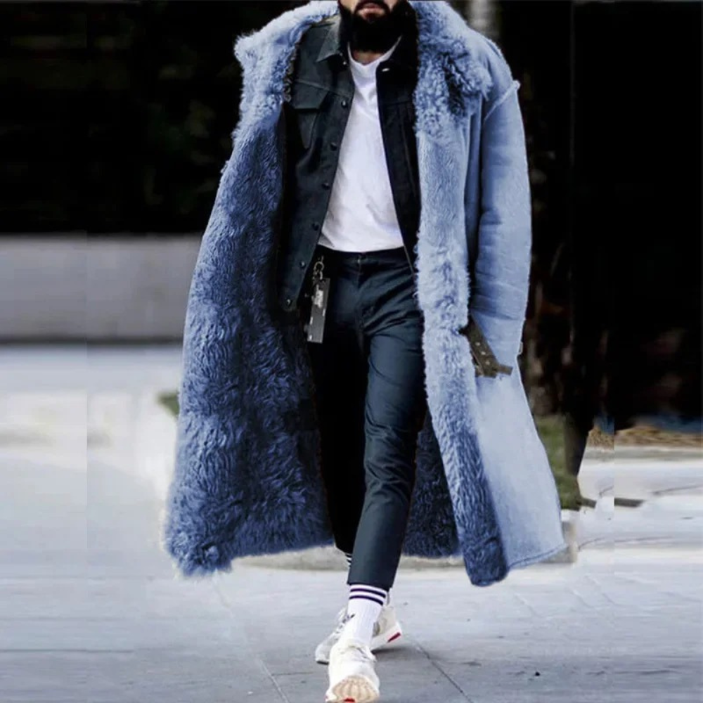 Street Wave Luxurious Shearling Overcoat For Women Warm Oversized Coat With Premium Fashion