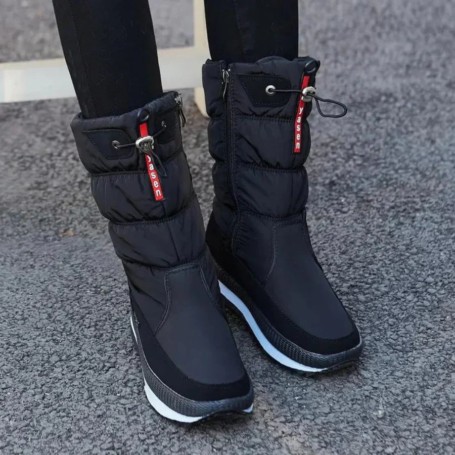 Streetwave Winter Boots For Women Cozy Fleece Lined Comfort In Durable Modern Puffer Design