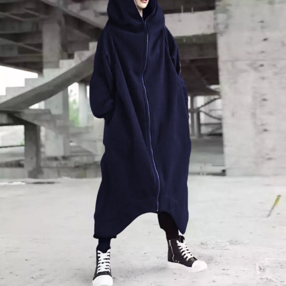 Streetwave Long Hooded Winter Coat For Women With Zip Closure And Cozy Warm Comfort