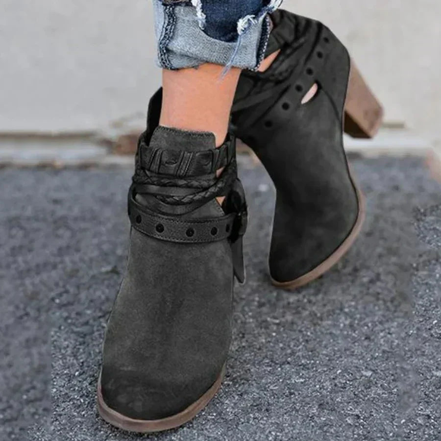 Street-wave Boots For Women Trendy Ankle Style With Premium Materials For Comfort And Durability
