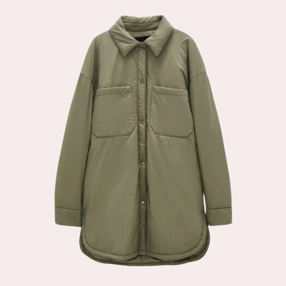 Street Wave Zitlali Loose Fitting Womens Jacket With Pockets For All Seasons Everyday Comfort And Travel Ready