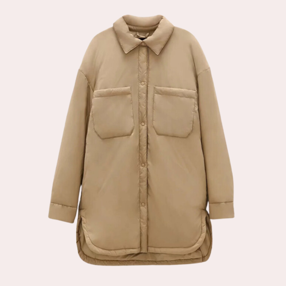 Street-Wave Womens Puffer Coat For Autumn Warmth And Style Insulated Cozy Jacket