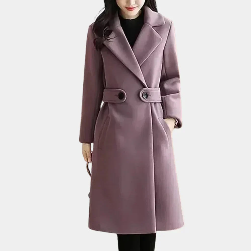 Street-Wave Carmen Long Wool Coat for Women Warm and Elegant Winter Outerwear for Everyday Style