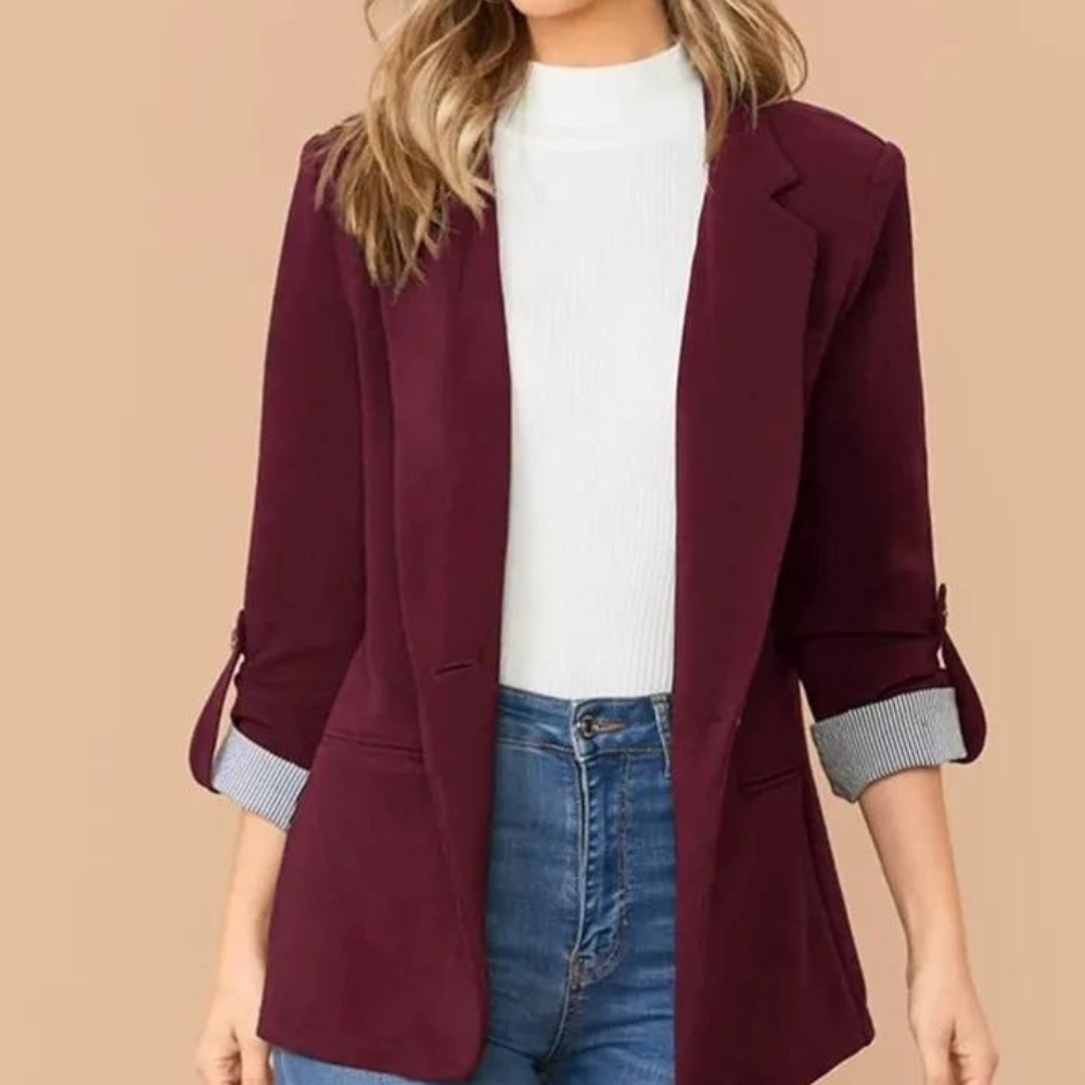 Orlaith Elegant Navy Coat for Women by Streetwave Versatile Blazer Style All Season