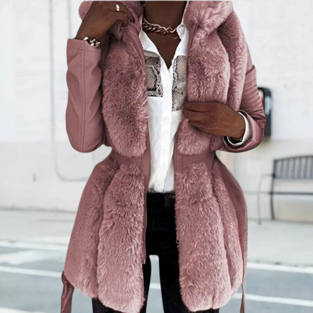 Womens Luxe Hoodie Jacket Streetwave With Adjustable Sizing And FigureFlattering Comfort