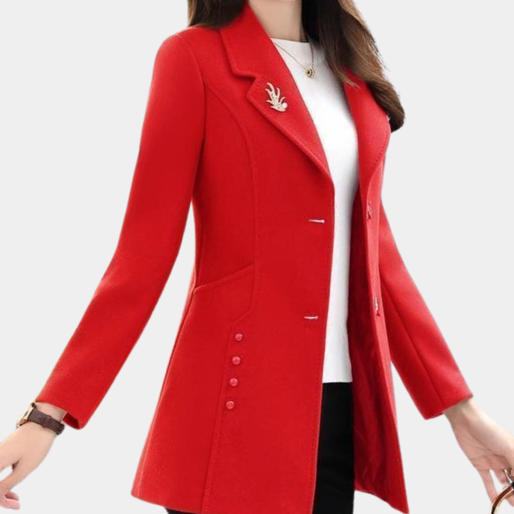 Street-Wave Lazlo Stylish Women's Blazer Coat With Elastic Comfort For Day To Night Wear