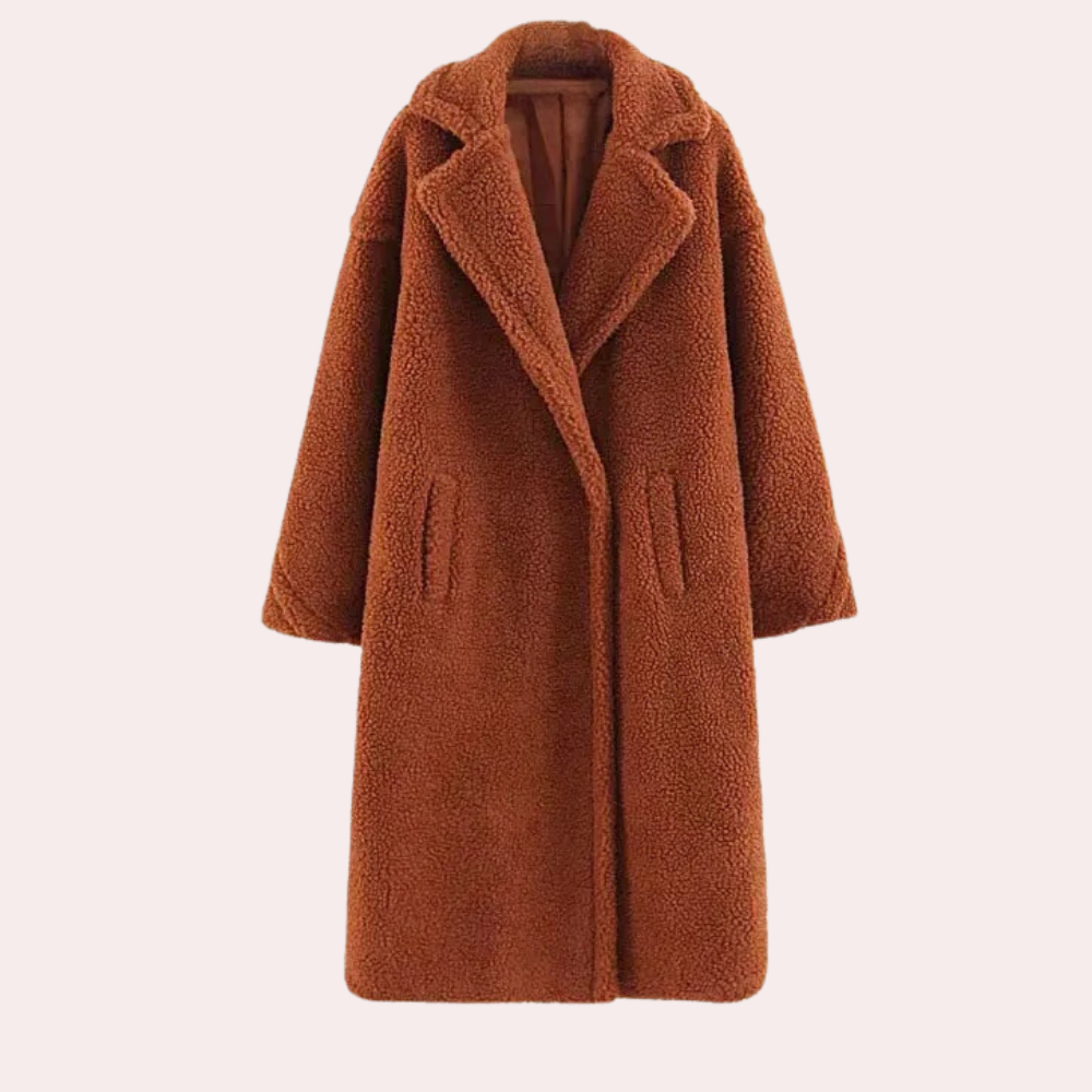 Street-wave Plush Coat For Women Elegant Cozy Luxury Warmth And Soft Texture Perfect Winter Look