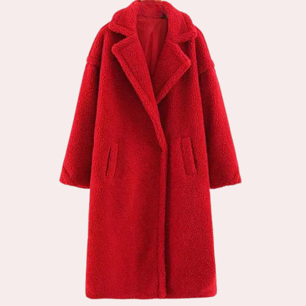 Street-wave Plush Coat For Women Elegant Cozy Luxury Warmth And Soft Texture Perfect Winter Look