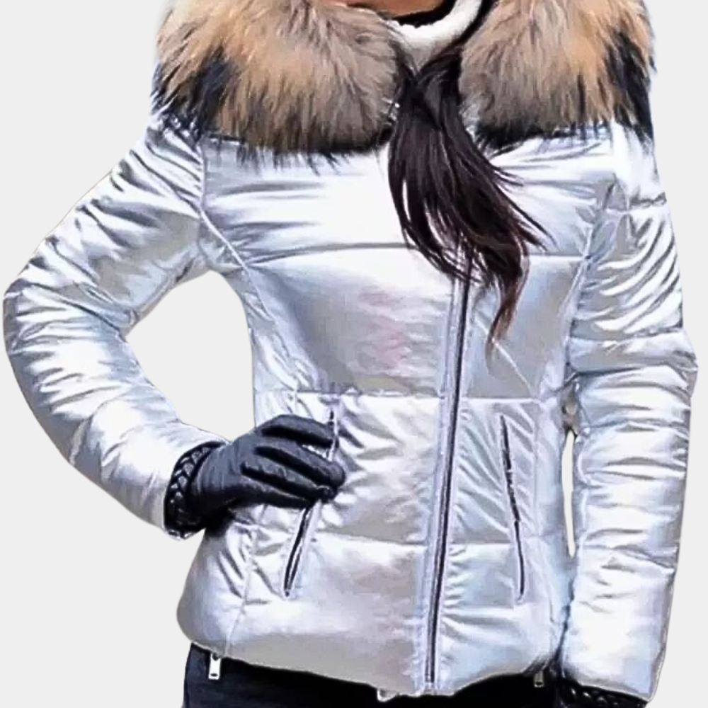 Isana Soft Quilted Hooded Jacket For Women Warm Lightweight Puffer With Slim Silhouette By Streetwave