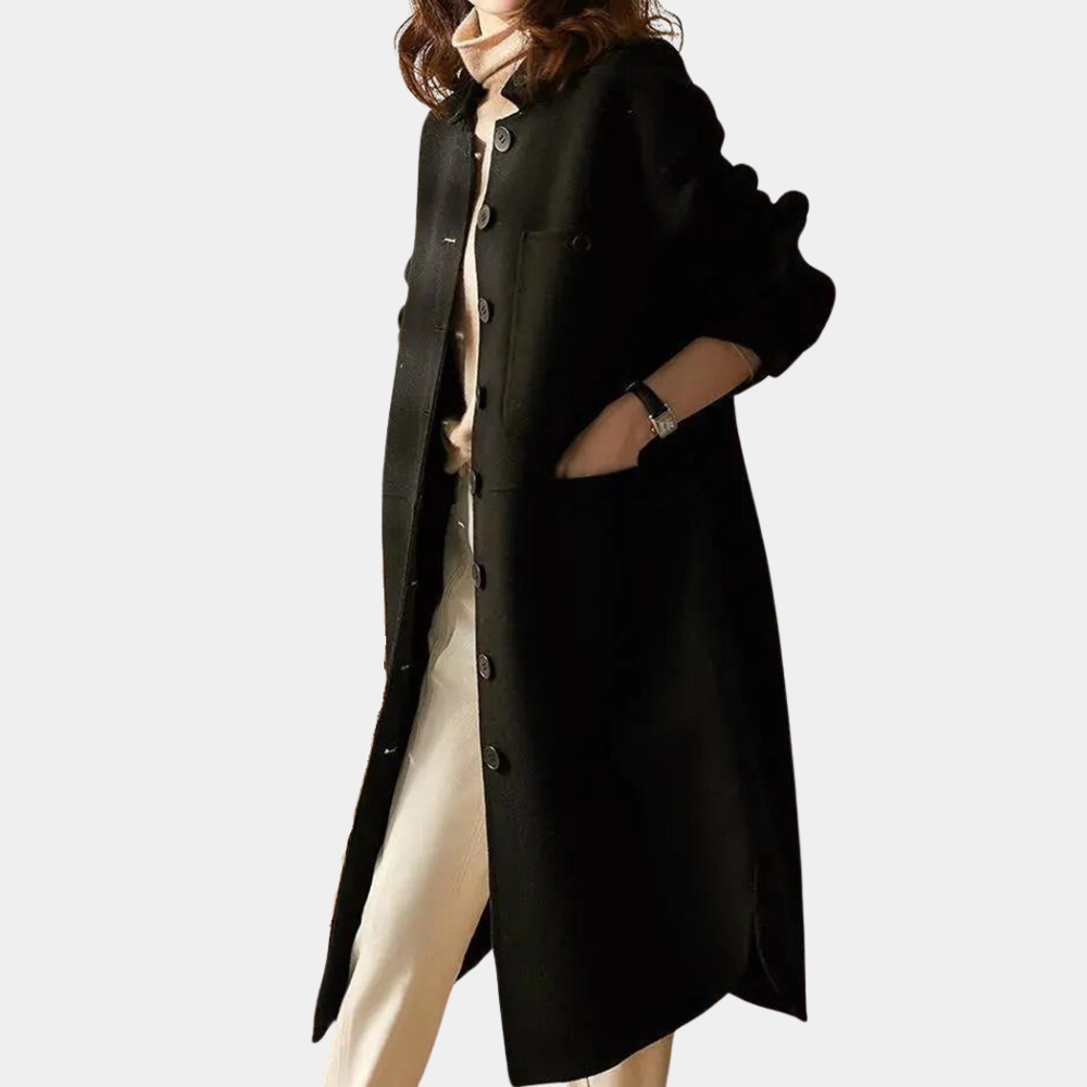 Street Wave Long Wool Trench Coat For Women Warm Winter Elegance And Classic Chic
