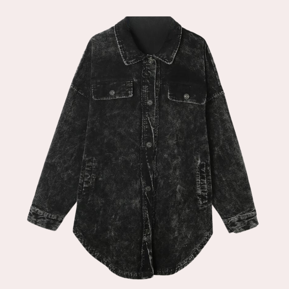 OLIVETTE Relaxed Oversized Jacket For Women Plus Size By Street Wave With Lightweight Warmth And Versatility
