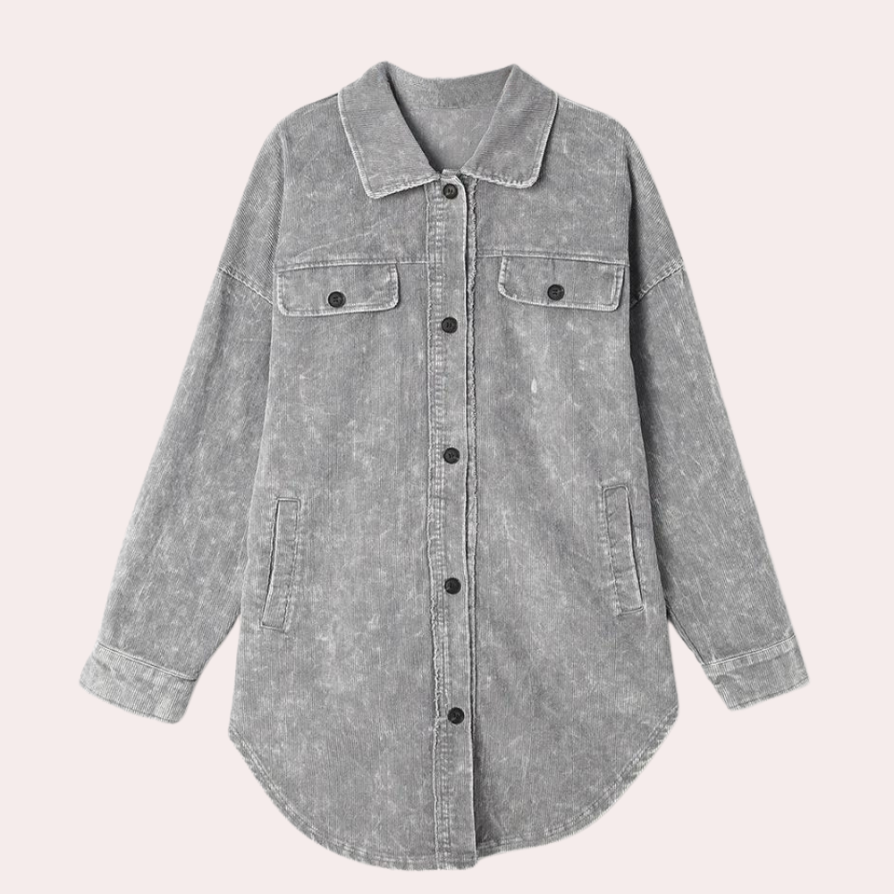 OLIVETTE Relaxed Oversized Jacket For Women Plus Size By Street Wave With Lightweight Warmth And Versatility