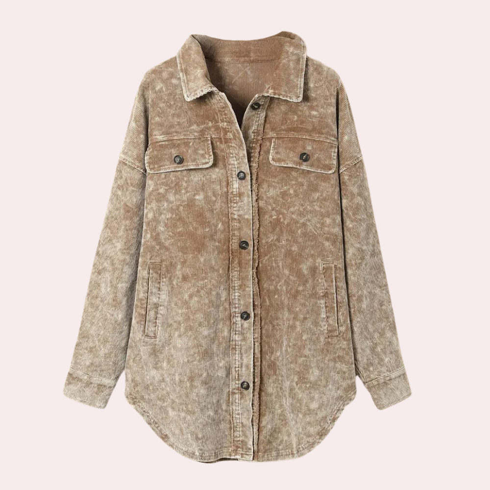 OLIVETTE Relaxed Oversized Jacket For Women Plus Size By Street Wave With Lightweight Warmth And Versatility