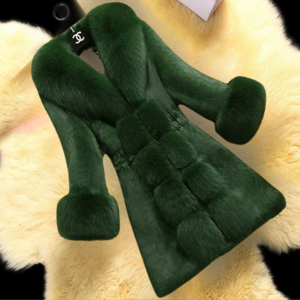 Giuseppina Luxe Fluffy Coat For Women Warm Plush Winter Outerwear Streetwave Premium Cozy Style