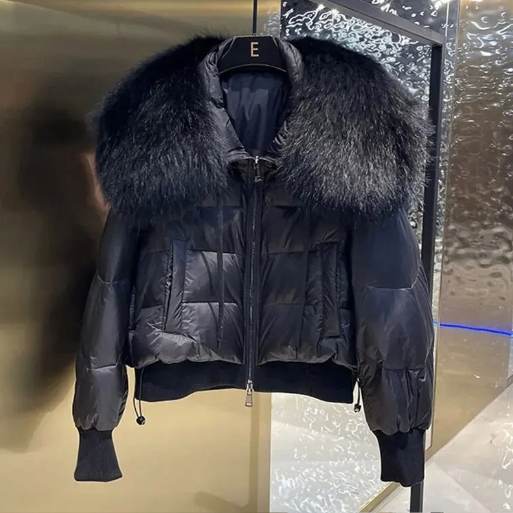 Street-Wave Debra Fluffy Puffer Jacket For Women Luxurious Soft Warmth Versatile Style