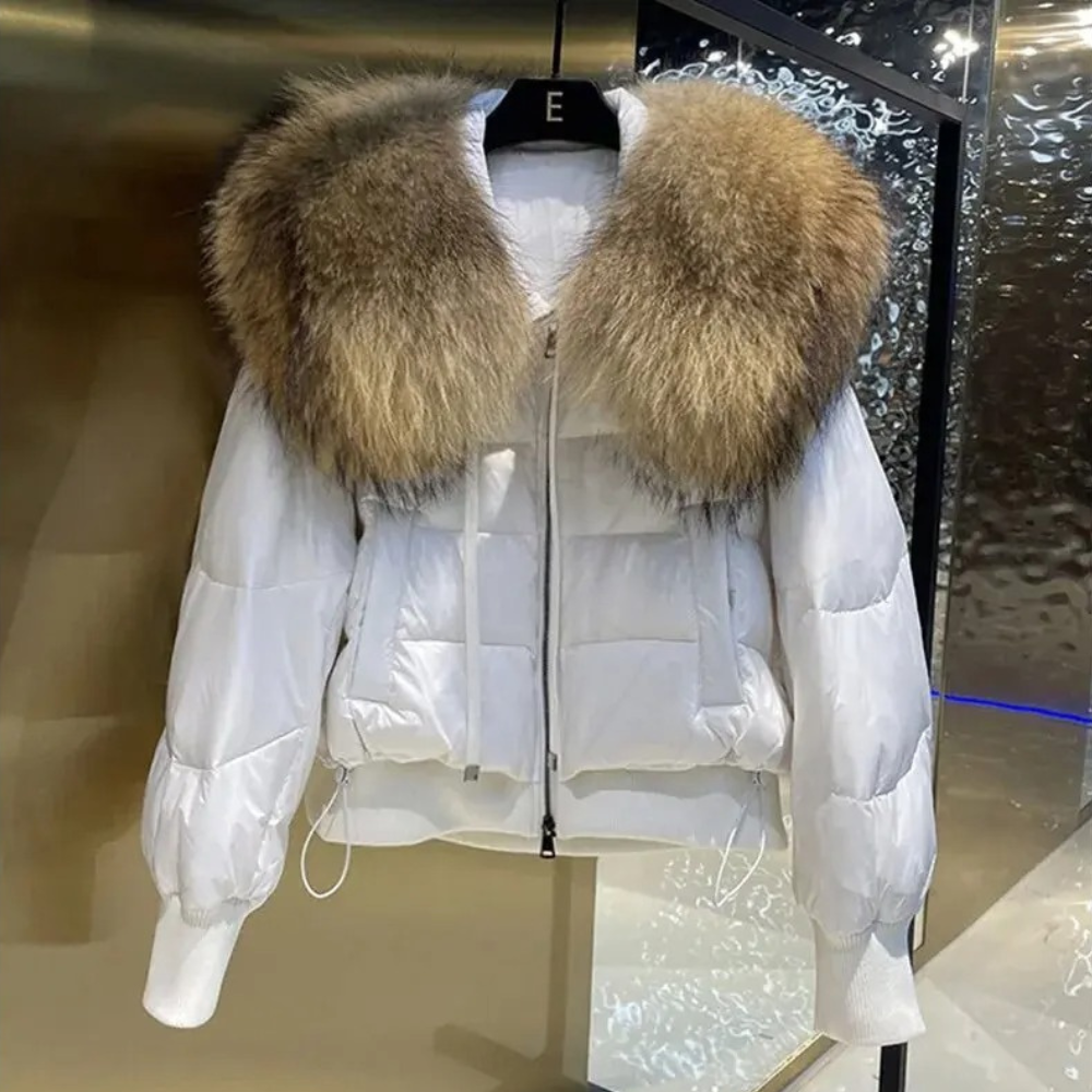 Street-Wave Debra Fluffy Puffer Jacket For Women Luxurious Soft Warmth Versatile Style