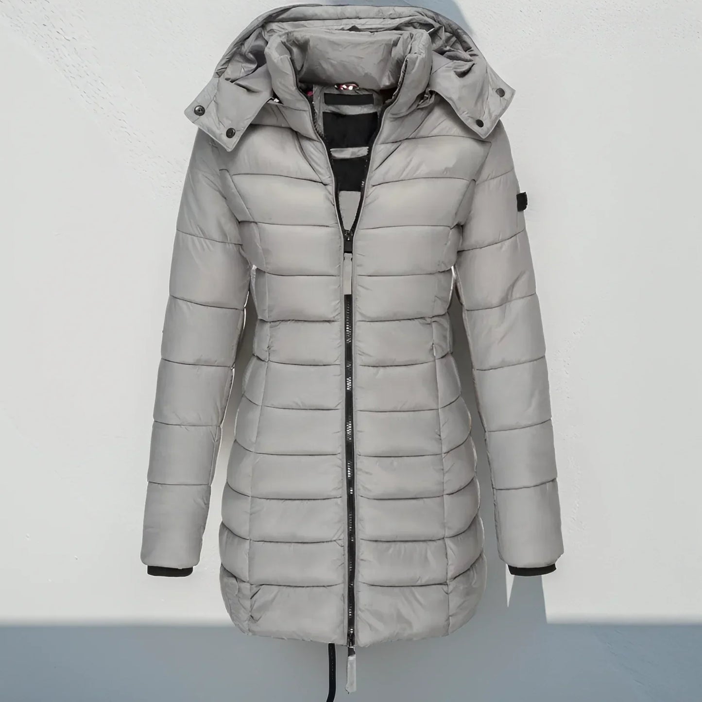 Women Hooded Winter Coat Street-wave Carlis Puffer Parka for Cold Weather Comfort