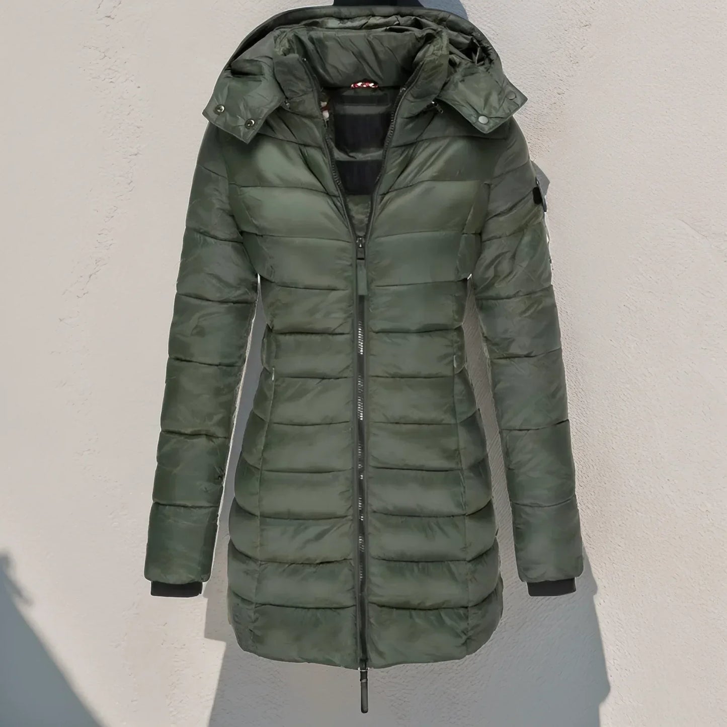 Women Hooded Winter Coat Street-wave Carlis Puffer Parka for Cold Weather Comfort