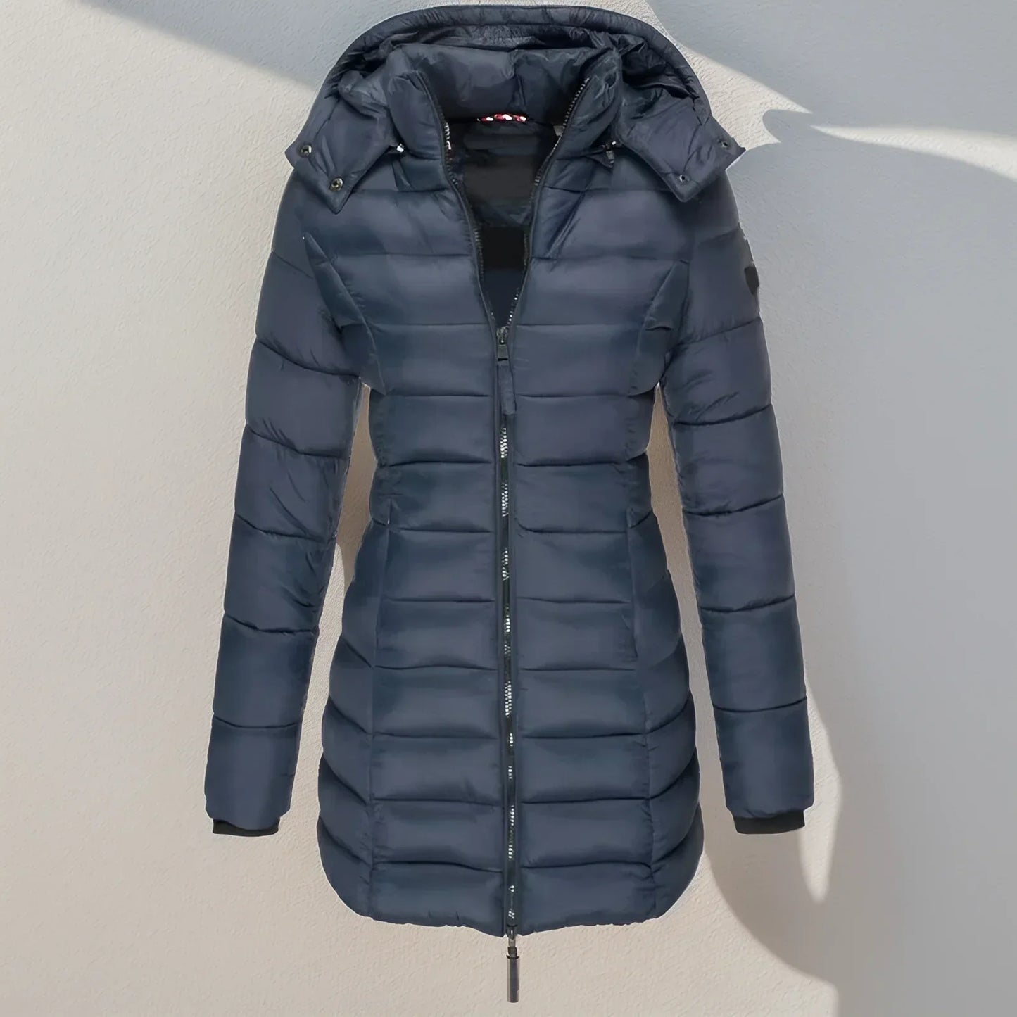 Women Hooded Winter Coat Street-wave Carlis Puffer Parka for Cold Weather Comfort