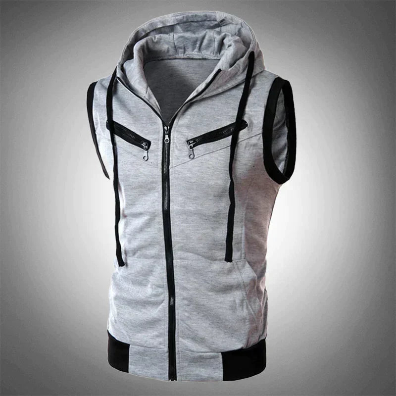 Street-Wave Fit Hooded Cardigan For Active Lifestyles - Flexible Warmth From Gym To Street