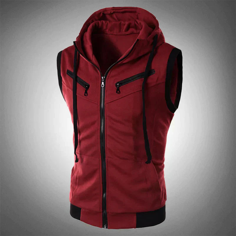 Street-Wave Fit Hooded Cardigan For Active Lifestyles - Flexible Warmth From Gym To Street