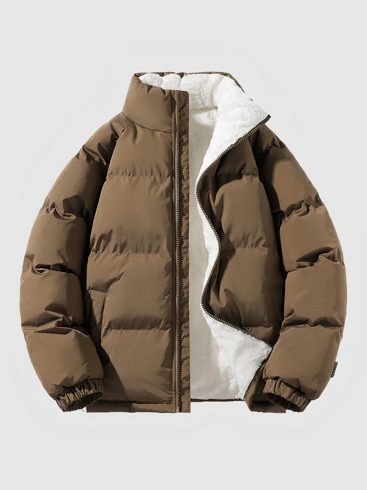Street Wave Lime Puffer Jacket For Men Windproof Water Resistant Broadcloth Warm Winter Coat
