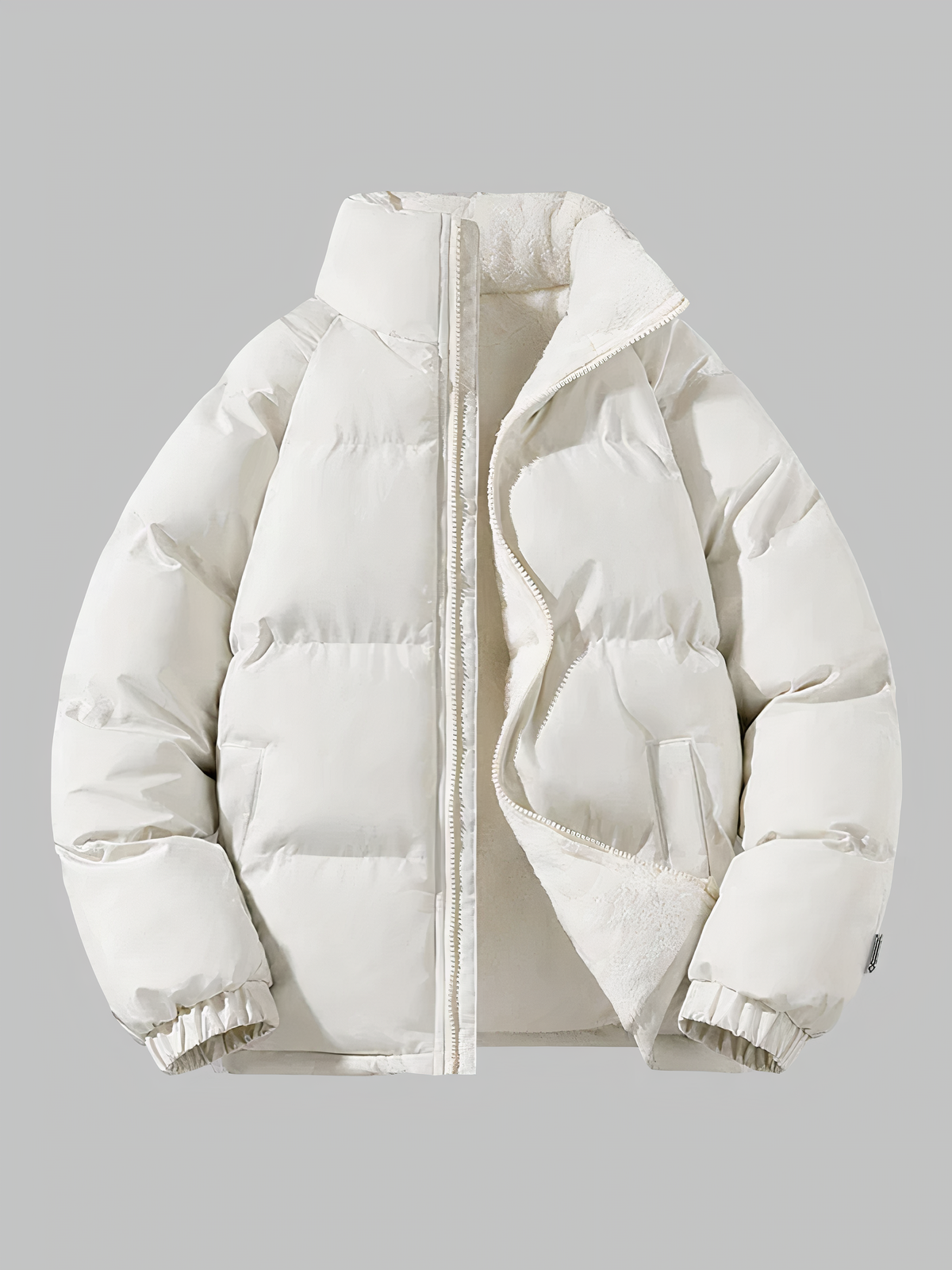 Street Wave Lime Puffer Jacket For Men Windproof Water Resistant Broadcloth Warm Winter Coat