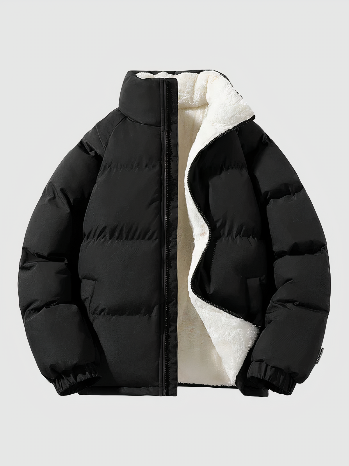 Street Wave Lime Puffer Jacket For Men Windproof Water Resistant Broadcloth Warm Winter Coat