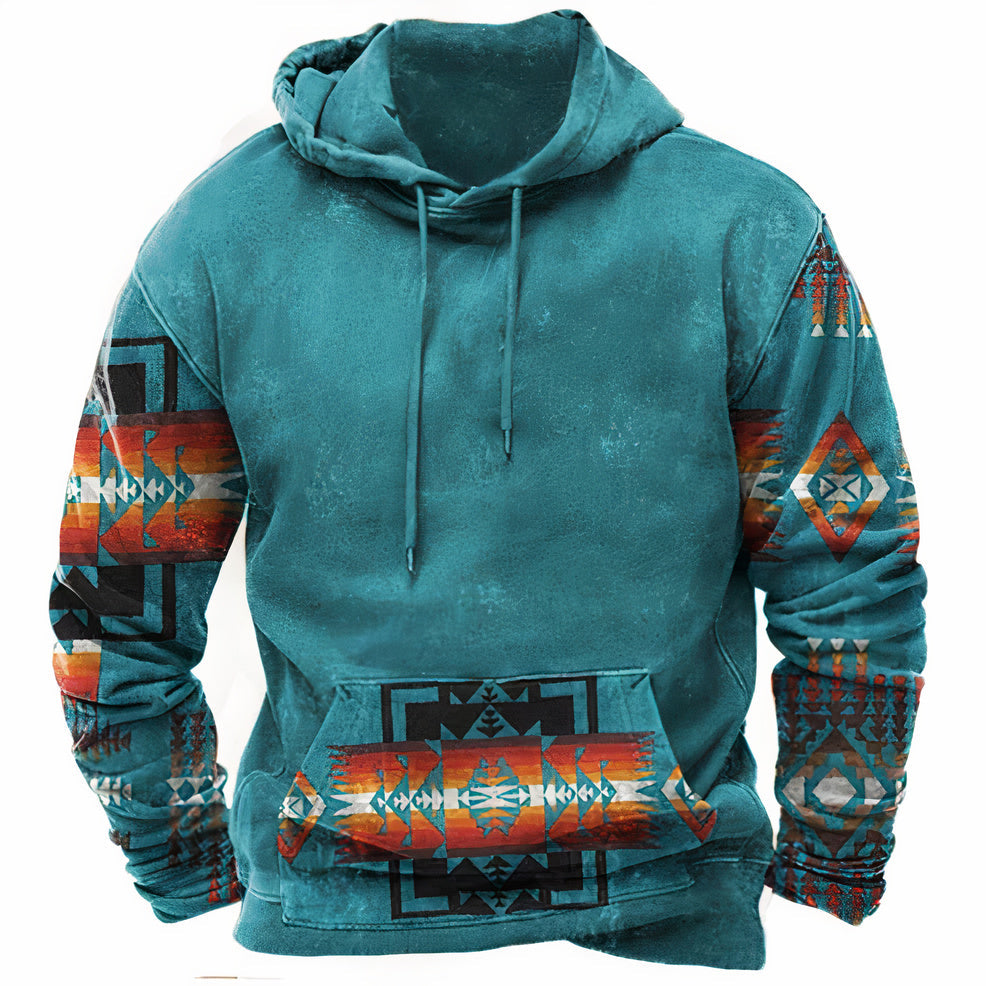 Street-Wave Charlie Tribal Hoodie Unisex Urban Streetwear Style With Cozy Warmth For Fashion Forward Customers