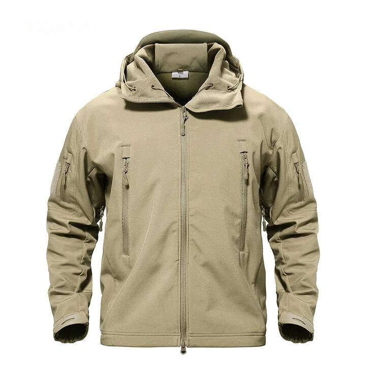 Street-Wave Waterproof Fleece-Lined Jacket for Outdoor Enthusiasts, Winter All-Season Ready