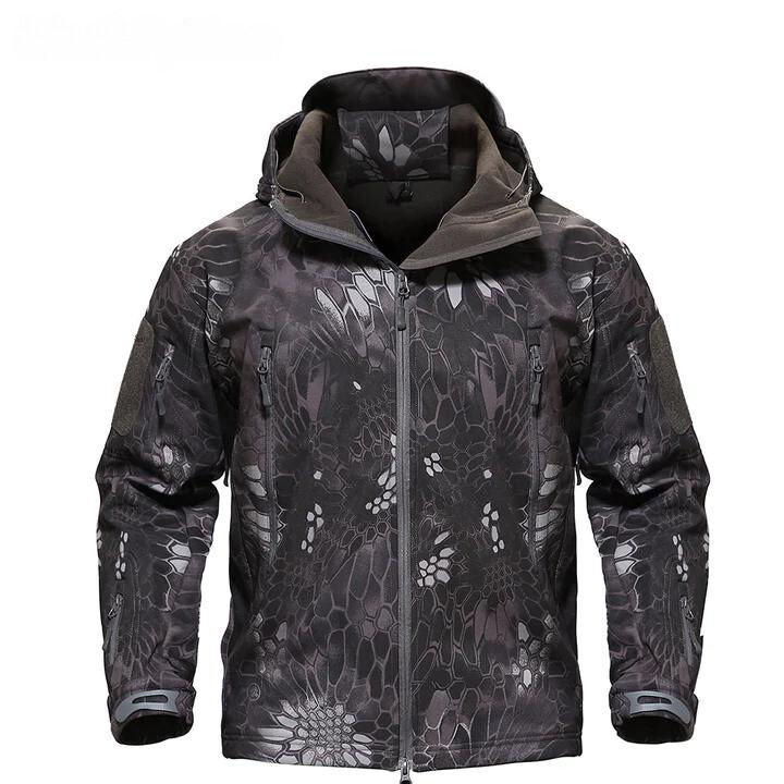 Street-Wave Waterproof Fleece-Lined Jacket for Outdoor Enthusiasts, Winter All-Season Ready