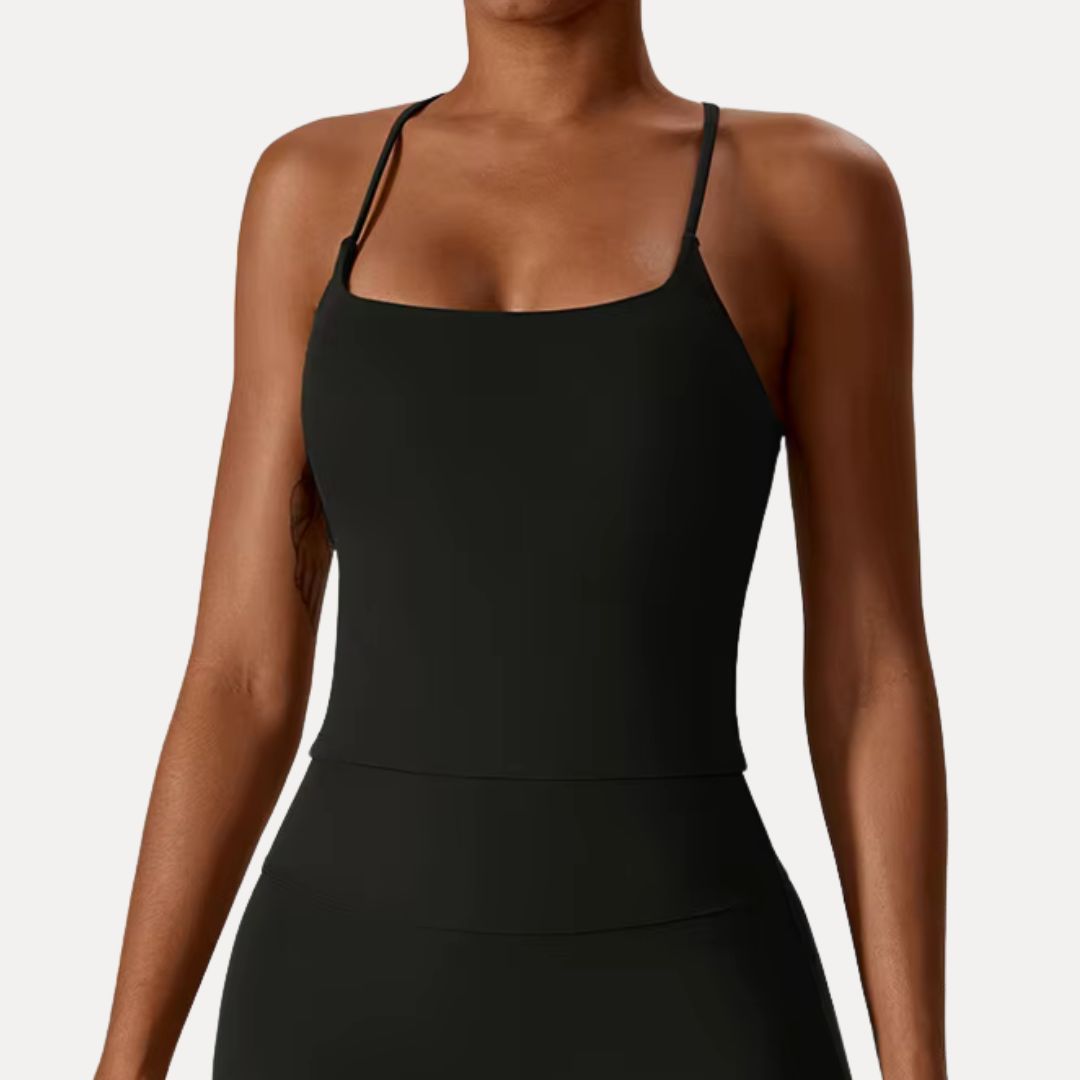 Camilla Sleek Fit Cross-Back Tank