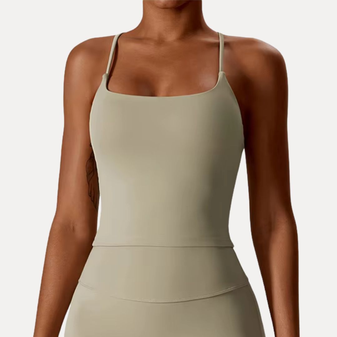 Camilla Sleek Fit Cross-Back Tank