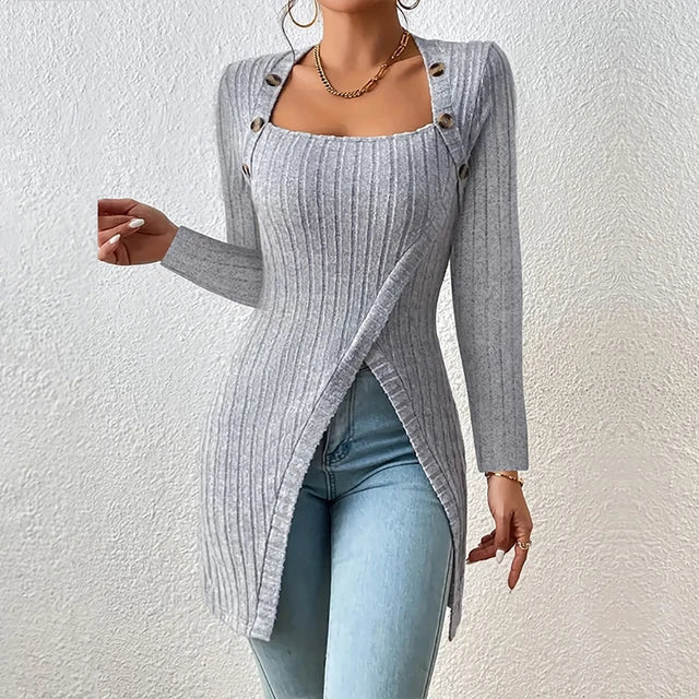 Street-wave Women’s Timeless Winter Cardigan Cozy Durable Knit For Effortless Chic