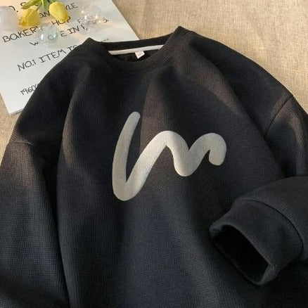 Street Wave Sweatshirt For Men With Soft Cotton Blend And Streetwear Comfort All Day