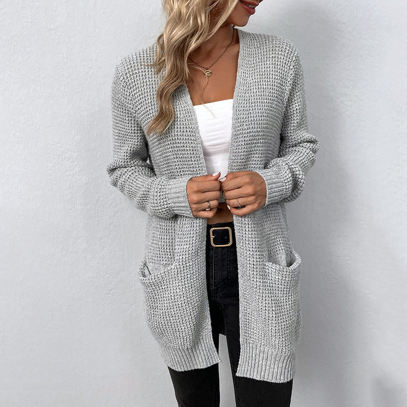 Street-Wave Women's Cozy Chunky Knit Cardigan Oversized Autumn Layer Soft Premium Fabric