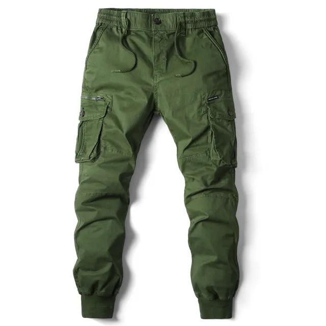 Street Wave Cotton Cargo Pants For Men All Day Comfort And Durable Utility Trousers