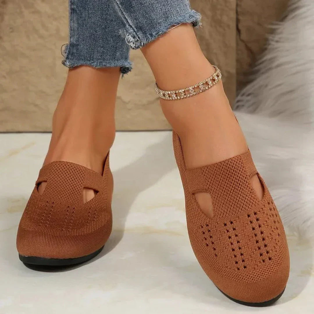 Waylynn Carla Orthopedic Knit Flats For All Day Comfort