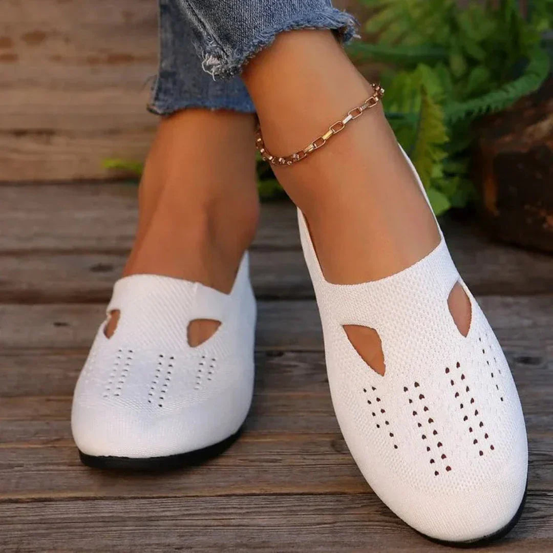 Waylynn Carla Orthopedic Knit Flats For All Day Comfort