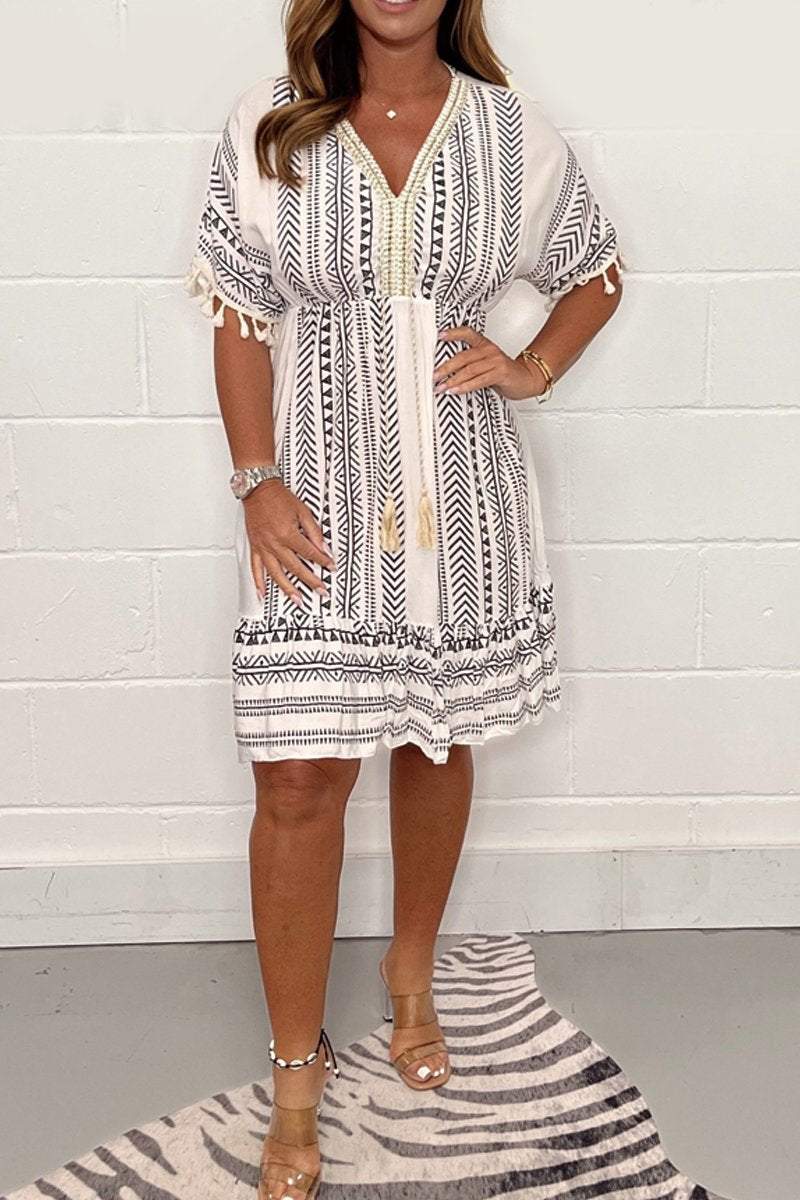 Street-Wave Ariana Boho Summer Dress For Women Embroidery