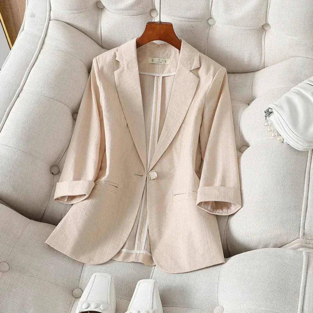 Charlie Lightweight Linen Blazer