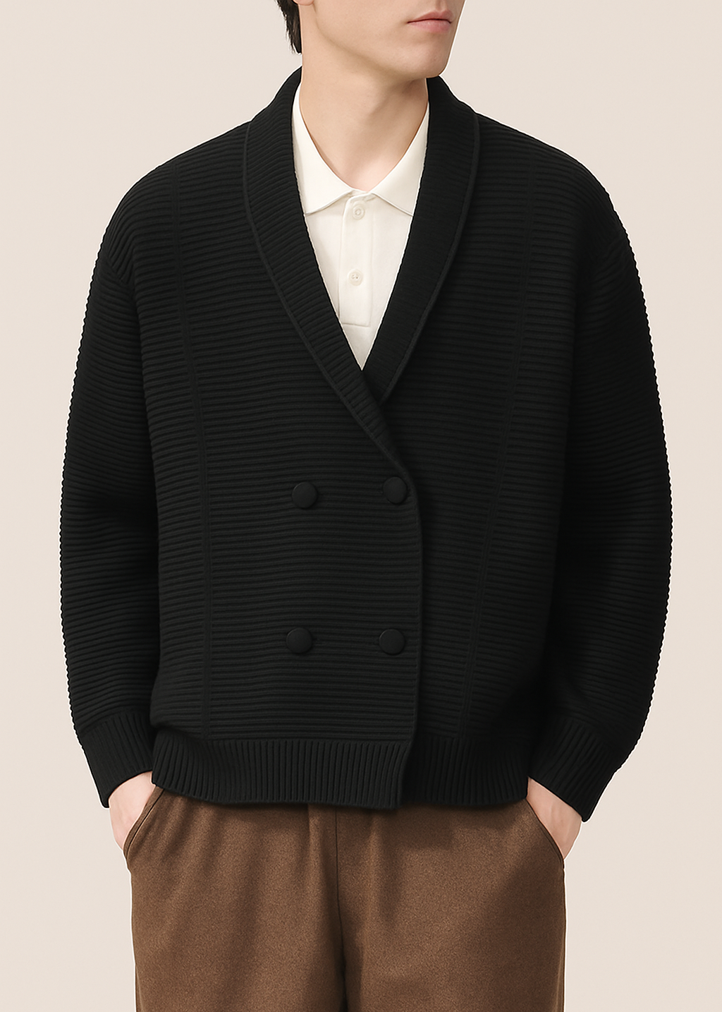 Rowan Double-breasted Cardigan