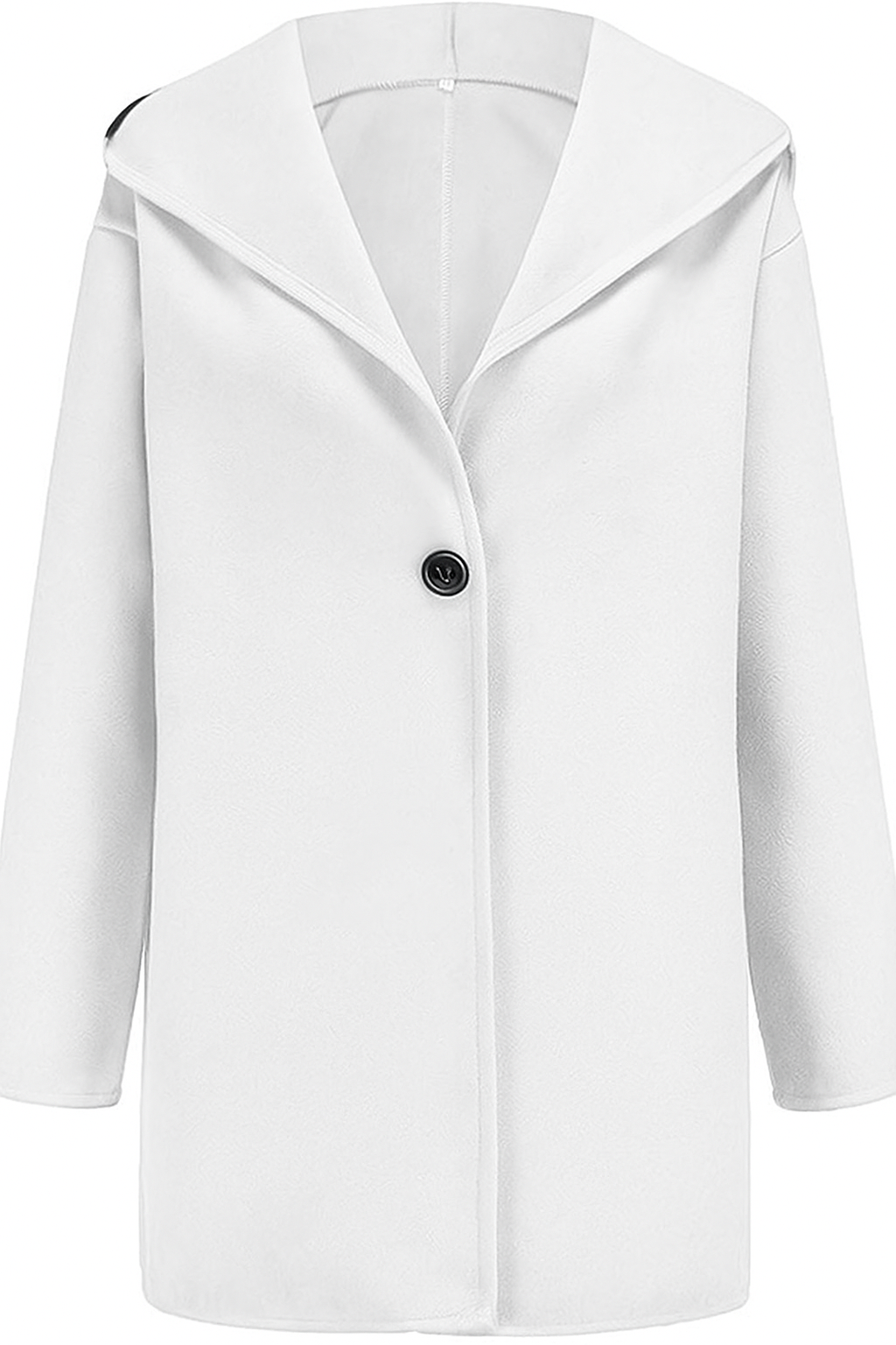 Street-Wave Minimalist Hooded Coat For Everyday City Wear Single-Breasted Winter Outerwear