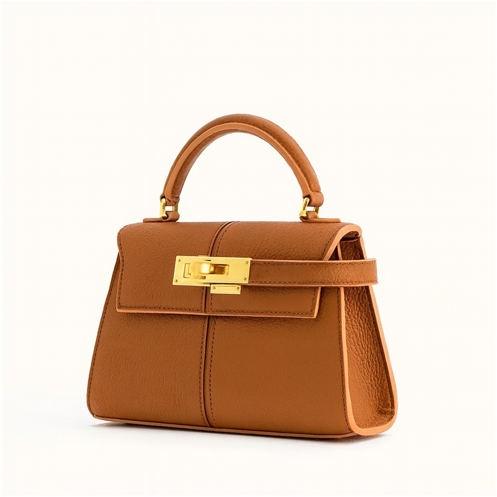 Street-Wave Rhode Mini Crossbody Bag - Compact Denim Texture With Top Handle And Detachable Strap