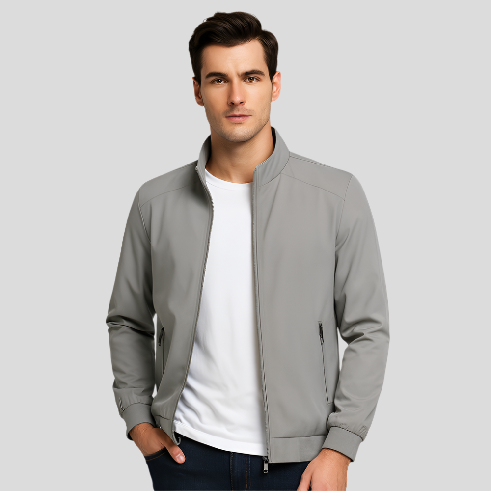 Street-Wave Mens Jacket With Modern Flexible Design For Men Versatile Everyday Wear