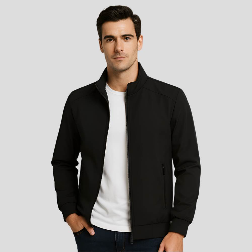 Street-Wave Mens Jacket With Modern Flexible Design For Men Versatile Everyday Wear