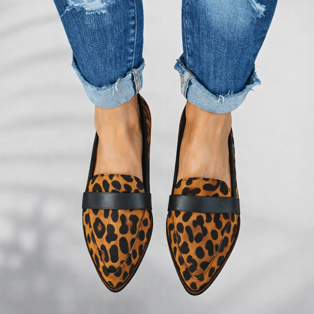 Women's Sleek Toe Loafers with Smooth Finish and Versatile Design