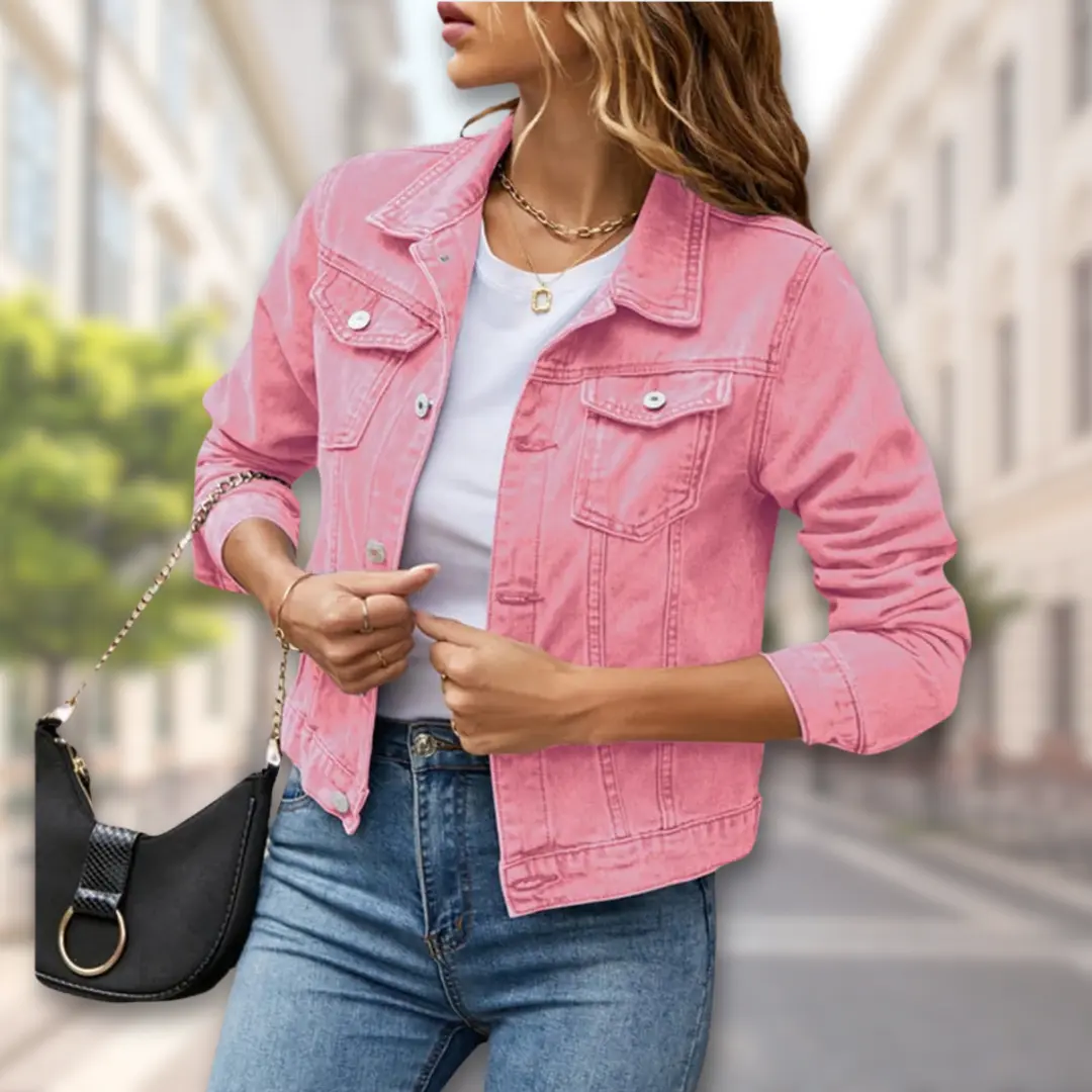 Street-Wave Button-Up Jacket for Women Effortless Style