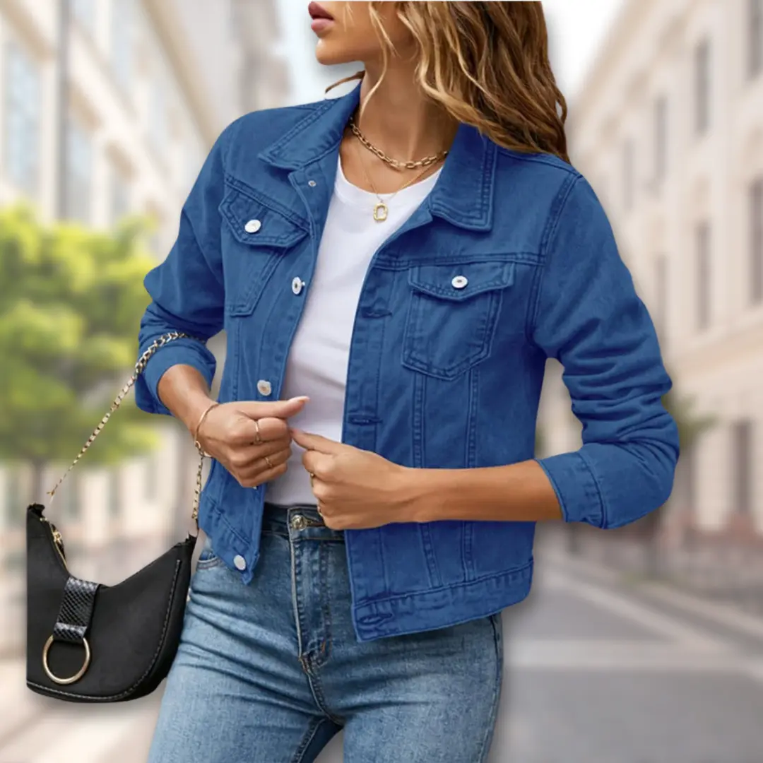 Street-Wave Button-Up Jacket for Women Effortless Style